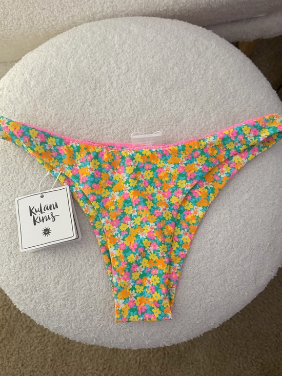 Kulani Kinis Other - Kulani Kinis Neon Floral Bikini Bottoms - Pink, Yellow, Green, Blue
